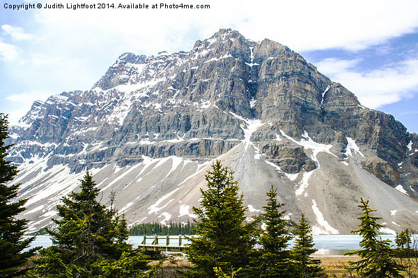  The Grandeur of The Canadian Rockies Picture Board by Judith Lightfoot