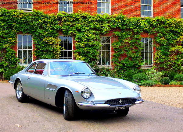 Iconic Ferrari at Hedingham Castle Picture Board by Judith Lightfoot