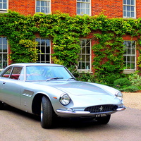 Buy canvas prints of Iconic Ferrari at Hedingham Castle by Judith Lightfoot