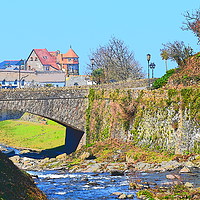 Buy canvas prints of THE BEAUTIFUL VILLAGE OF LYNMOUTH by Judith Lightfoot