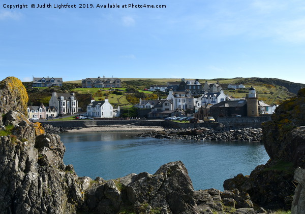 PORTPATRICK BY THE SEA Picture Board by Judith Lightfoot