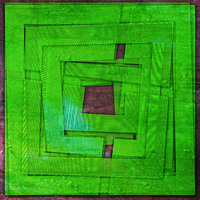 Buy canvas prints of  Subterfuge Green Marker by Florin Birjoveanu