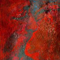 Buy canvas prints of Dark Red Kiss by Florin Birjoveanu