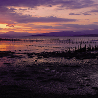Buy canvas prints of  Sunset on the clyde  by Kenny McCormick