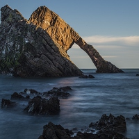 Buy canvas prints of  Bow Fiddle Rock  by Kenny McCormick