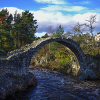 Buy canvas prints of  Carrbridge  by Kenny McCormick