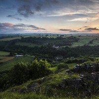 Buy canvas prints of  Millers Dale Sunrise by John Cropper