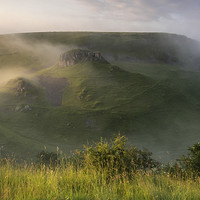 Buy canvas prints of A Misty Peters Stone Morning by John Cropper