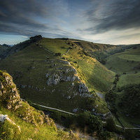 Buy canvas prints of  Wolfescote Dale early morning by John Cropper
