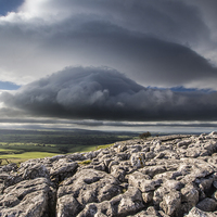 Buy canvas prints of Ingleton Clouds by John Cropper