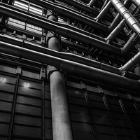 Buy canvas prints of  Industrial Pipes by Patrycja Polechonska