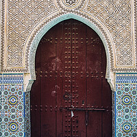Buy canvas prints of Marrakech Door by Patrycja Polechonska