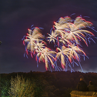 Buy canvas prints of  fireworks by shawn bullock