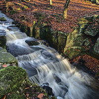 Buy canvas prints of  lumsdale falls by shawn bullock