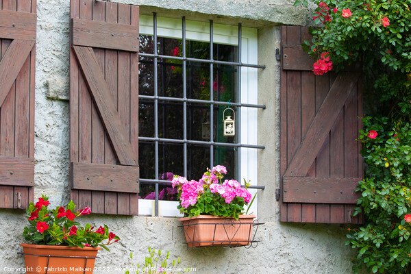 Countryhouse window Picture Board by Fabrizio Malisan