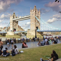 Buy canvas prints of  Tower Bridge London by Fabrizio Malisan