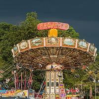 Buy canvas prints of Great Fun at the Funfair! by Fabrizio Malisan