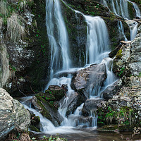 Buy canvas prints of Mountain River Waterfall  by Fabrizio Malisan
