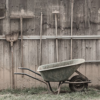 Buy canvas prints of Country Ranch Tools by Fabrizio Malisan