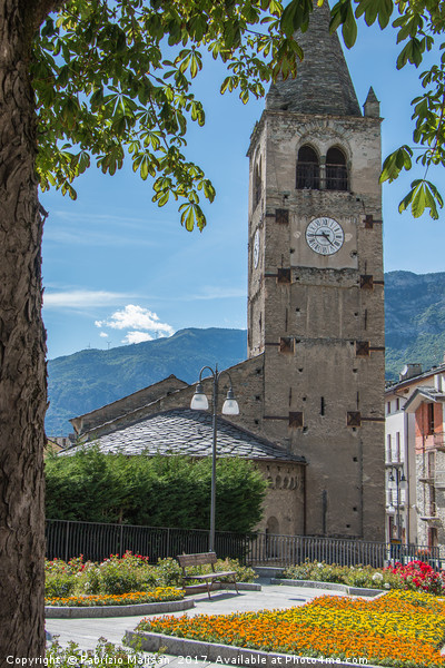Saint Vincent Valle d'Aosta Italy Picture Board by Fabrizio Malisan