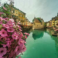 Buy canvas prints of Annecy Le Vieux Old Medieval Town by Fabrizio Malisan