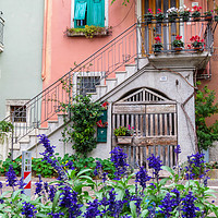 Buy canvas prints of A pretty corner in a countryside village of Italy by Fabrizio Malisan