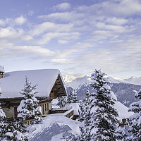 Buy canvas prints of Chalet with a view by Fabrizio Malisan