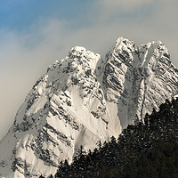 Buy canvas prints of Snow on the mountain peaks by Fabrizio Malisan