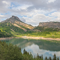 Buy canvas prints of Mountain Lake Landscape Fabulous Outdoors French A by Fabrizio Malisan