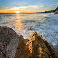Buy canvas prints of Sunset over the sea by Fabrizio Malisan