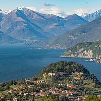 Buy canvas prints of A beautiful Landscape view of Lake Como from Bella by Fabrizio Malisan