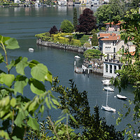 Buy canvas prints of Landscape of Torno Lake Como Lombardia Italy  by Fabrizio Malisan