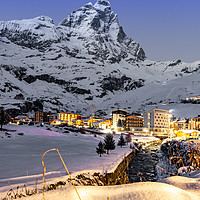 Buy canvas prints of An Evening in Cervinia by Fabrizio Malisan