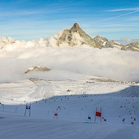 Buy canvas prints of Zermatt Matterhorn Glacier Summer Alpine Skiing Mo by Fabrizio Malisan