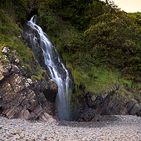 Buy canvas prints of Falls to rocky shores by Scott & Scott