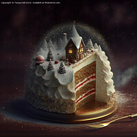 Buy canvas prints of A Magical Christmas Cake by Tanya Hall