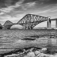 Buy canvas prints of Forth Bridge - Cantilever bridge in Scotland by Tanya Hall