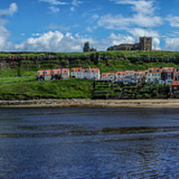 Buy canvas prints of Whitby, Whitby Panorama by Tanya Hall