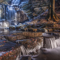 Buy canvas prints of  Scaleber Force in Winter by David Hirst