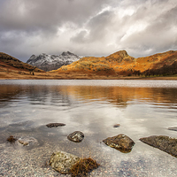Buy canvas prints of  Blea Tarn,lake district,mid afternoon by David Hirst