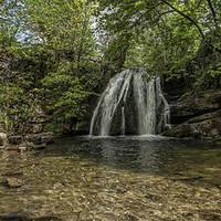 Buy canvas prints of  Janets Foss Waterfall by David Hirst
