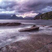 Buy canvas prints of  Elgol Panorama by David Hirst