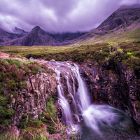 Buy canvas prints of  Fairy Pools Waterfall by David Hirst