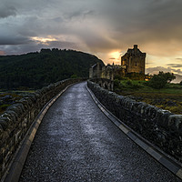 Buy canvas prints of Eilean Donan Castle by David Hirst