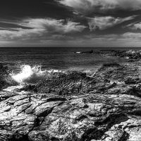 Buy canvas prints of  Land Sea and Sky by tom downing