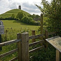 Buy canvas prints of Glastonbury Tor by tom downing