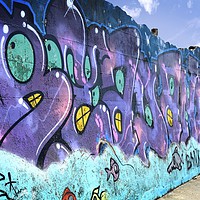 Buy canvas prints of Urban Graffiti by tom downing