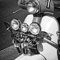Buy canvas prints of Classic Lambretta by tom downing