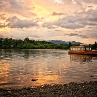Buy canvas prints of Tranquility by the Lake by tom downing
