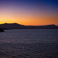 Buy canvas prints of greek sunset by tom downing